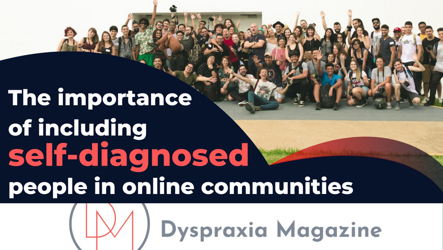 The importance of including self-diagnosed people in online communities