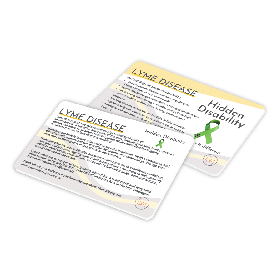 Lyme Disease Awareness Card