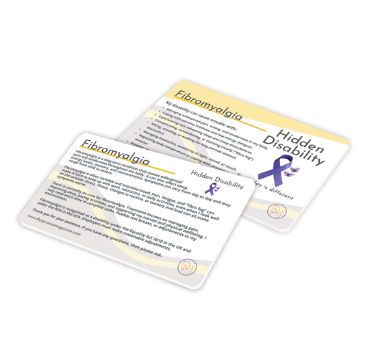 Fibromyalgia Awareness Card
