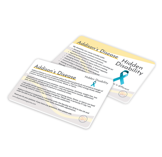 Addison's Disease Awareness Card