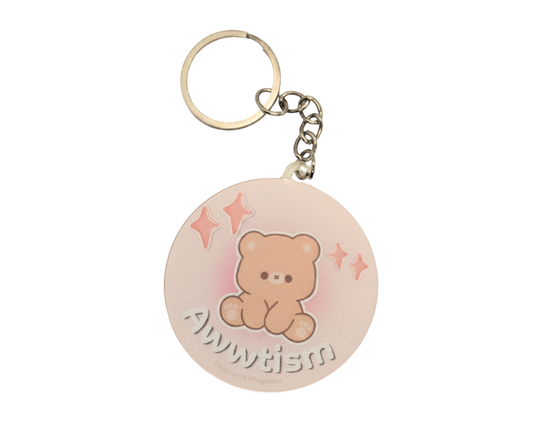 Awwtism Teddy Bear Keyring