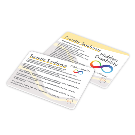 Tourette Syndrome Awareness Card