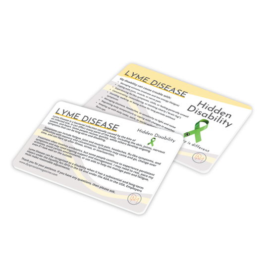 Lyme Disease Awareness Card
