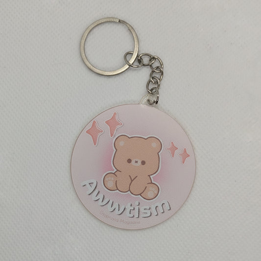 Awwtism Teddy Bear Keyring